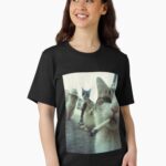 Smoking Cats Meme Unisex T-Shirt