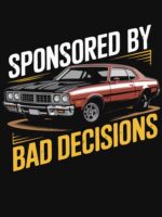 Sponsored by Bad Decisions Unisex T-Shirt - Image 7