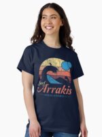 Visit Arrakis - Vintage Distressed Surf - Dune - Sci Fi Classic T-Shirt