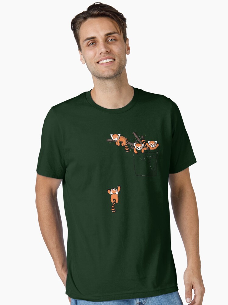 Pocket Red Panda Bears Essential T-Shirt