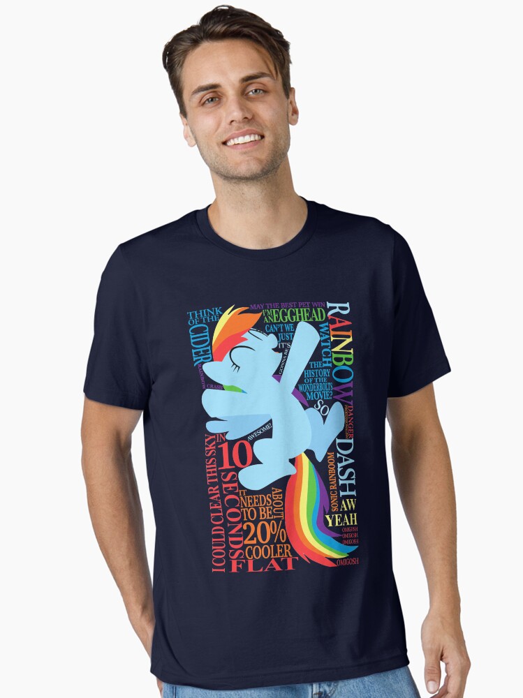 The Many Words of Rainbow Dash Essential T-Shirt