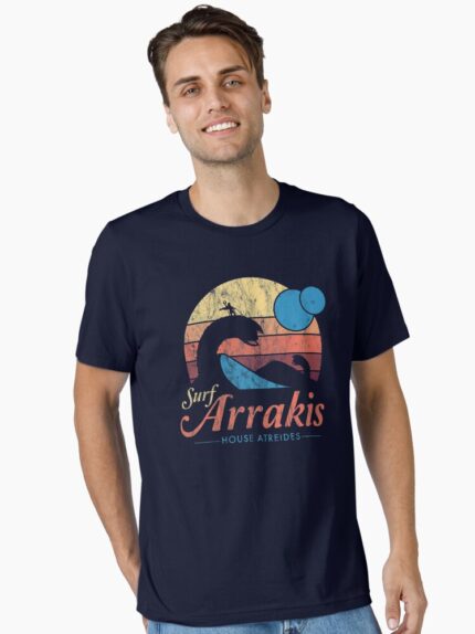 Visit Arrakis - Vintage Distressed Surf - Dune - Sci Fi Essential T-Shirt