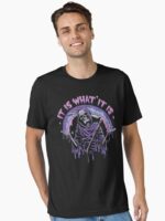 Death ~ It Is What It Is ~ Pastel Goth Grim Reaper Drip Essential T-Shirt