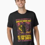 Faithful to the Cheese Japanese Horror Rat Essential T-Shirt