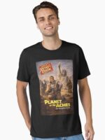Filmed in RetroVision: Planet of the Aches – Retro Sci-Fi Birthday Parody Essential T-Shirt