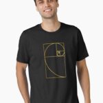 Golden Ratio Sacred Fibonacci Spiral Essential T-Shirt