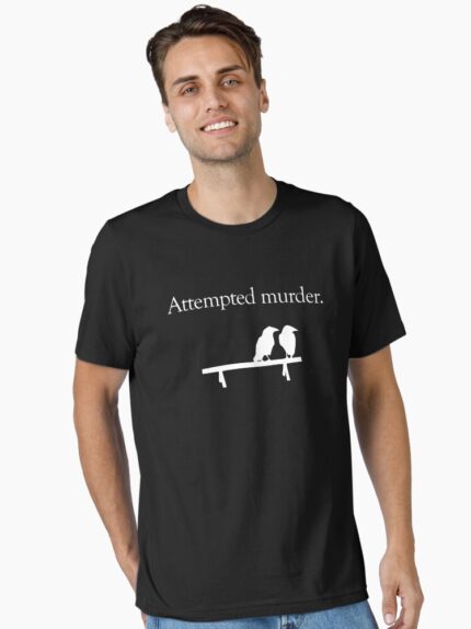 Attempted Murder (White design) Essential T-Shirt