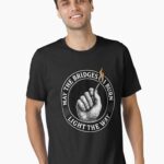 May the Bridges I Burn Light the Way – Bold Motivational Flame Design Essential T-Shirt