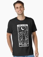 Mothman x Moon - White Lines Essential T-Shirt