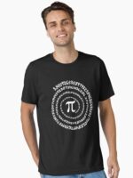 Pi Spiral Math Student Teacher Pi Day Art Pi Gear Essential T-Shirt