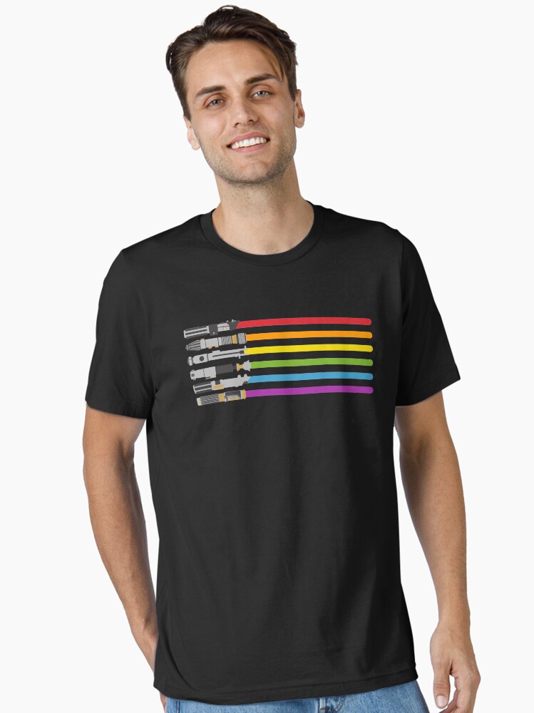 Lightsaber Rainbow Essential T-Shirt