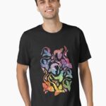 Dragon fire dark rainbow Essential T-Shirt