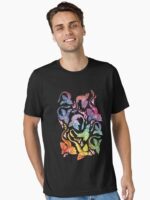 Dragon fire dark rainbow Essential T-Shirt
