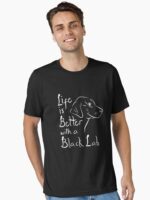 Black Labrador Retriever Gift Idea Black Lab Essential T-Shirt