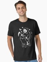 Death Rides A Black Cat Essential T-Shirt