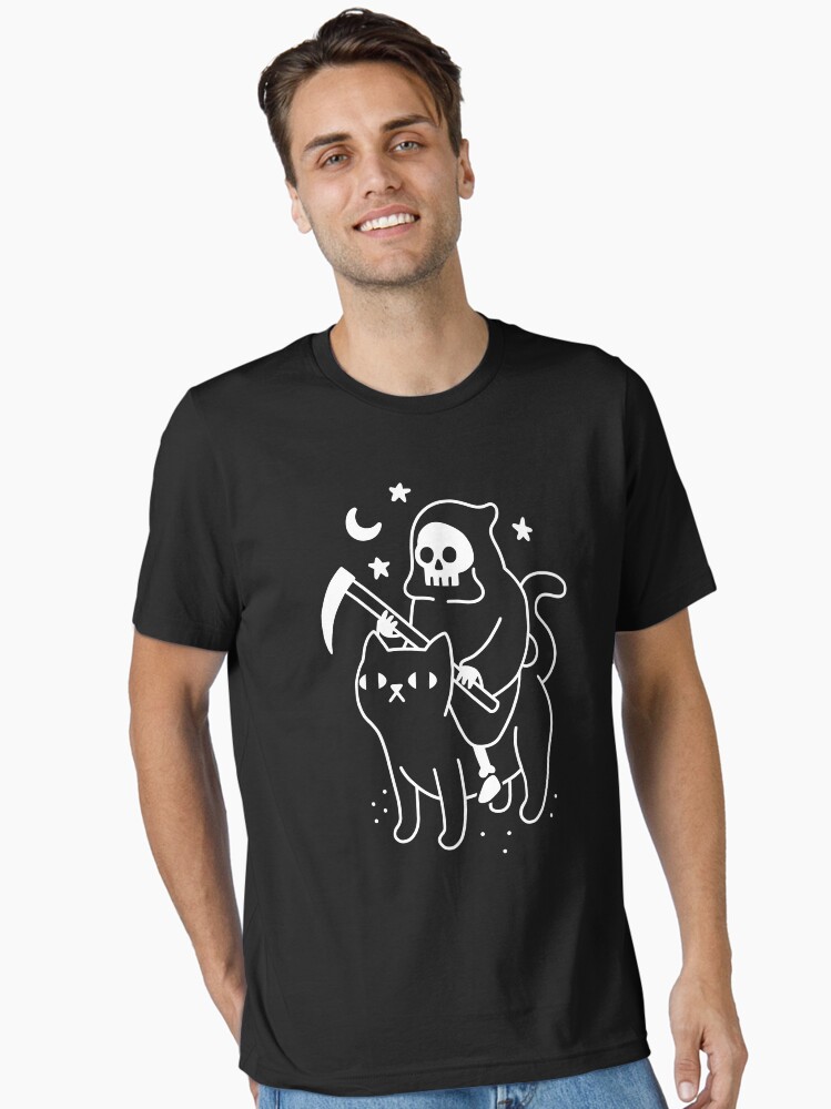 Death Rides A Black Cat Essential T-Shirt