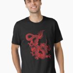 Red Chinese Dragon Essential T-Shirt