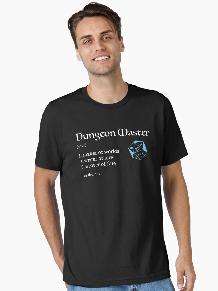 Dungeon Master (DM) Definition for Dungeons and Dragons Essential T-Shirt