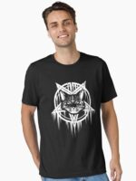Satanic Black Metal Cat CATAN 666 Essential T-Shirt