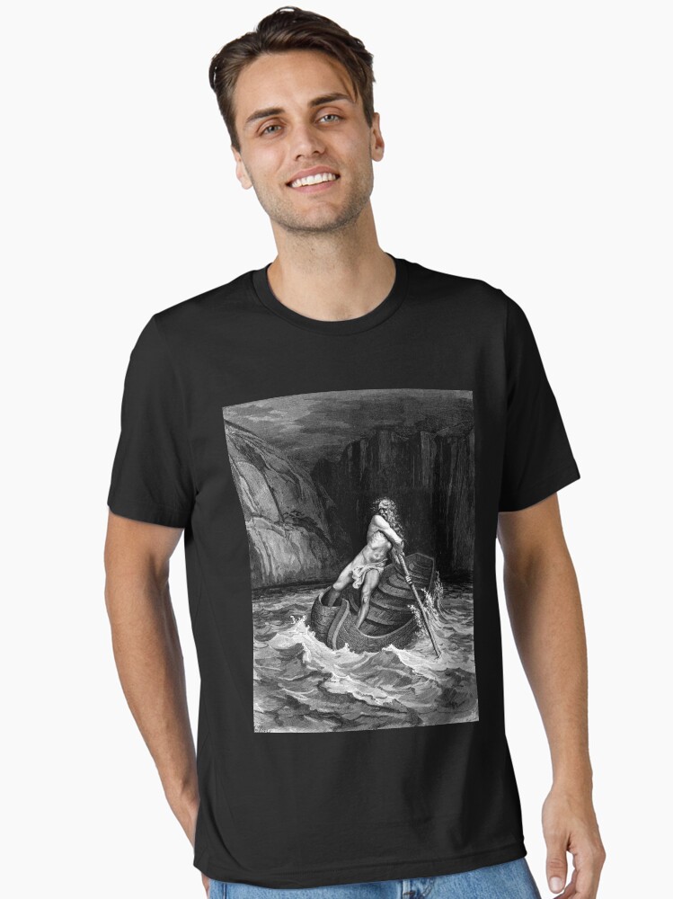 Charon crosses the river Acheron - Gustave Dore Essential T-Shirt