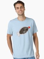 Sushi Soy Fish Pattern in Blue Essential T-Shirt