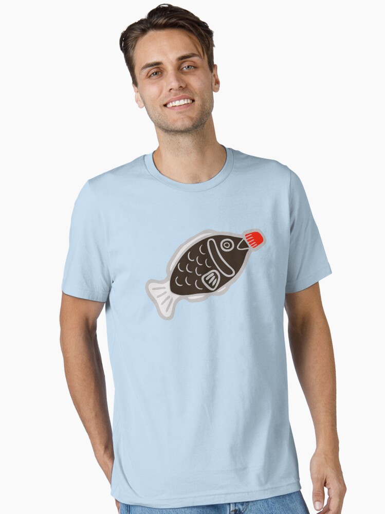 Sushi Soy Fish Pattern in Blue Essential T-Shirt