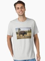 American Bison in Field Essential T-Shirt