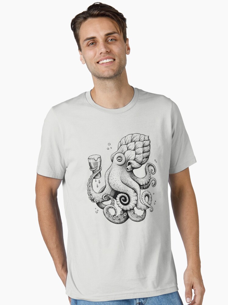 Hoptopus - The Beer Drinking Octopus Essential T-Shirt