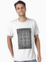 Midnight Obsidian Hand-Drawn Intricate Mandala Essential T-Shirt