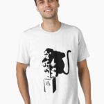 Monkey Detonate Stencil Essential T-Shirt