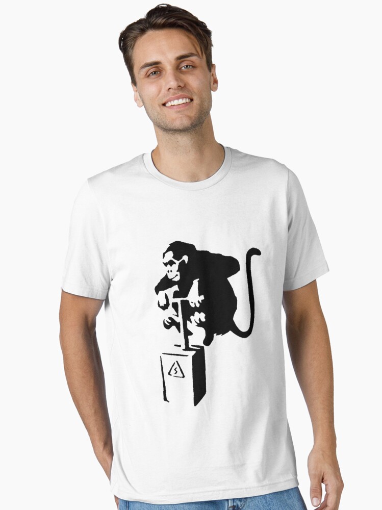 Monkey Detonate Stencil Essential T-Shirt