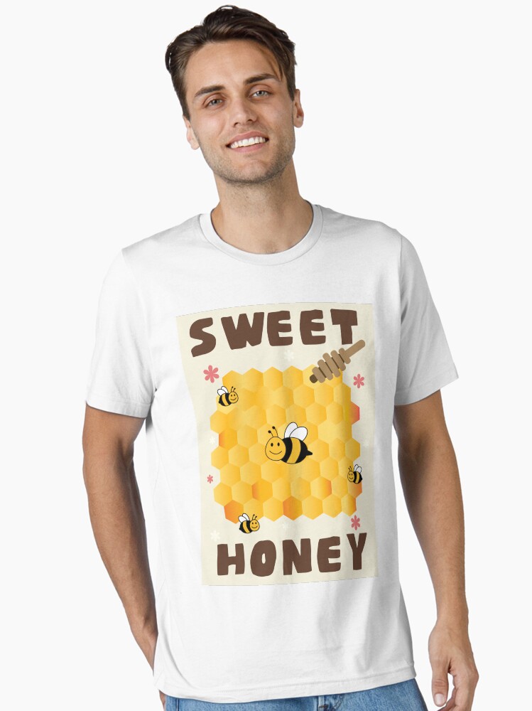 Sweet Honey - Cute Bee (Pink Edition) Essential T-Shirt