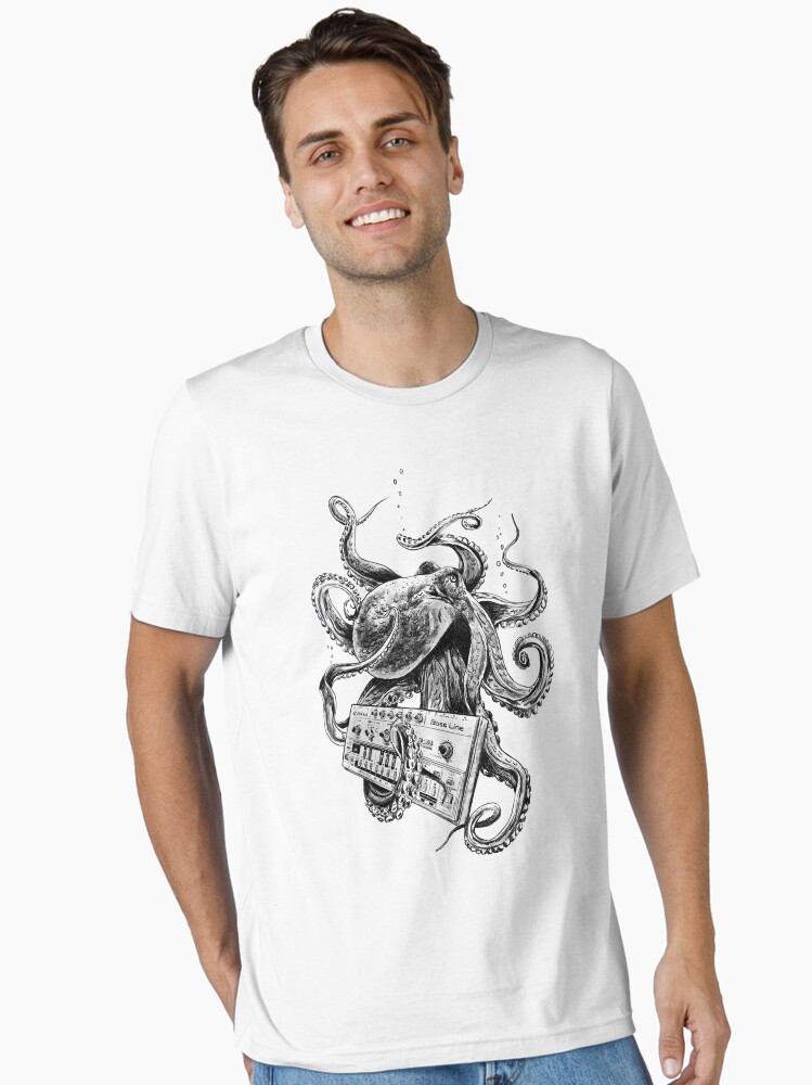 Kraken With Analog Synthesizer Essential T-Shirt