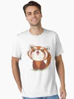 Red panda happy Essential T-Shirt