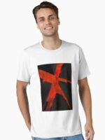 Skyscrapers in a red/ orange bacground Essential T-Shirt