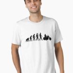 Evolution of Man Motorcycle Essential T-Shirt