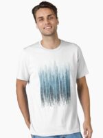 Grunge Dripping Turquoise Misty Forest Essential T-Shirt