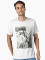 The Wolf and Reds Grandmother - Gustave Dore Essential T-Shirt