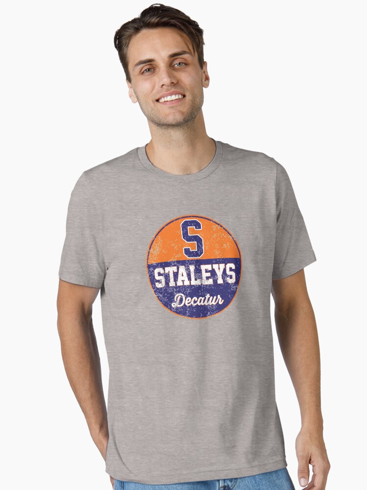 Decatur Staleys Distressed Logo - Defunct Football Team - 1919-1922 Expansion Team for Illinois - Predecessors to the Chicago Bears Essential T-Shirt