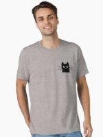 Black Cat Face Essential T-Shirt