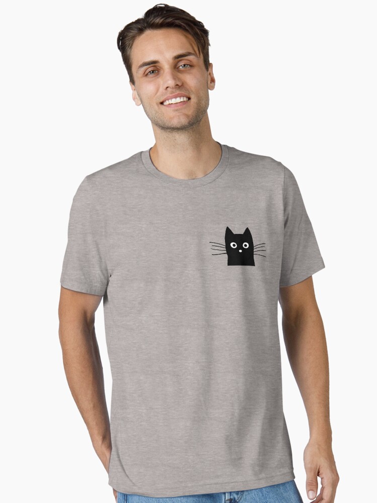Black Cat Face Essential T-Shirt