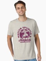 Teenage Mutant Ninja Turtles Master Splinter's Retro Logo Essential T-Shirt