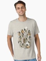 Monkey Magic (brown) Essential T-Shirt