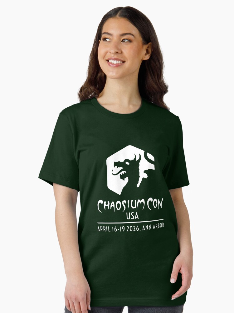 Chaosium Con USA 2026 Official T-Shirt - White Logo Essential T-Shirt