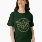 The Legend of Zelda Tribal Triforce Gold Hyrule Front & Back Essential T-Shirt