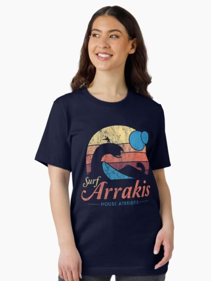 Visit Arrakis - Vintage Distressed Surf - Dune - Sci Fi Essential T-Shirt