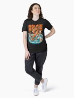 Black Great Ramen Dragon off Kanagawa Essential T-Shirt