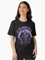 Death ~ It Is What It Is ~ Pastel Goth Grim Reaper Drip Essential T-Shirt