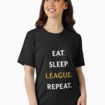 Eat Sleep League Repeat Gamer Life LoL Essential T-Shirt