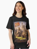 Filmed in RetroVision: Planet of the Aches – Retro Sci-Fi Birthday Parody Essential T-Shirt